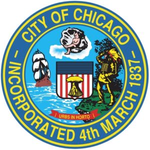 The seal of the City of Chicago